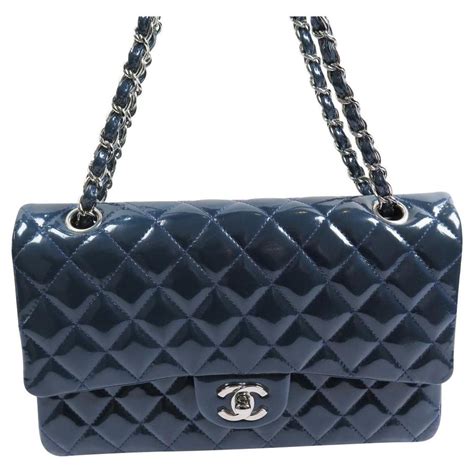 sac chanel bleu marine|Chanel bag dimensions.